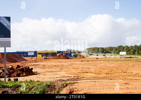 High Gate Edge Nouveau lotissement près de Ikea à Exeter EX2 - lieux pour les gens - Homes England Banque D'Images