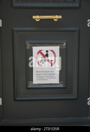 RUE CREMIEUX , UNE OBSESSION DES RÉSEAUX SOCIAUX À PARIS Banque D'Images