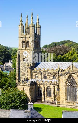 Tideswell St John The Baptist Church of England Church in Tideswell Derbyshire Dales Derbyshire Peak District National Park Derbyshire England UK GB Banque D'Images