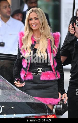 Paris, France. 03 octobre 2023. Paris Hilton présent au salon Chanel SS 24 lors de la Fashion week de Paris le 3 octobre 2023 à Paris, France. Photo Julien Reynaud/APS-Medias/ABACAPRESS.COM crédit : Abaca Press/Alamy Live News Banque D'Images