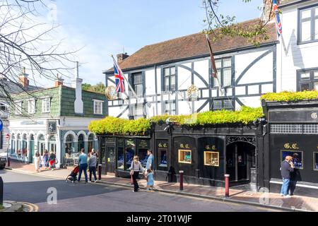 G. Collins & Sons Jewellers, High Street, Mount Sion & High Street Quarter, Royal Tunbridge Wells, Kent, Angleterre, Royaume-Uni Banque D'Images