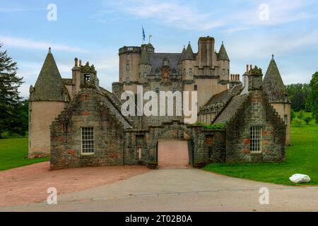 Château Fraser dans l'Aberdeenshire, Écosse. Banque D'Images