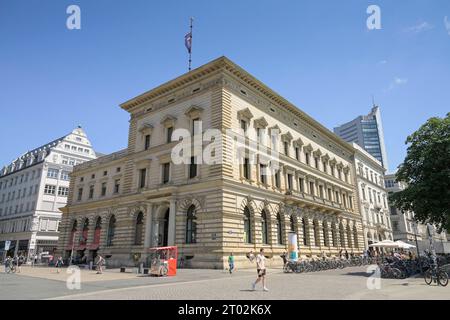 Musikschule Leipzig Johann Sebastian Bach , Petersstraße, Leipzig, Sachsen, Deutschland *** Leipzig Johann Sebastian Bach École de musique , Petersstraße, Leipzig, Saxe, Allemagne Banque D'Images