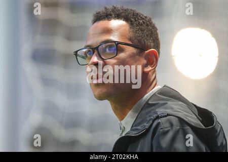 Ipswich, Royaume-Uni. 03 octobre 2023. Liam Rosenior Manager de Hull City arrive avant le match du championnat Sky Bet Ipswich Town vs Hull City à Portman Road, Ipswich, Royaume-Uni, le 3 octobre 2023 (photo de Gareth Evans/News Images) à Ipswich, Royaume-Uni le 10/3/2023. (Photo Gareth Evans/News Images/Sipa USA) crédit : SIPA USA/Alamy Live News Banque D'Images