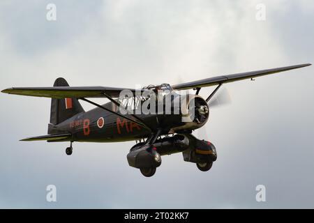 Un Lysander de Westland au Shuttleworth Collection Race Day Air Show 2023. Banque D'Images