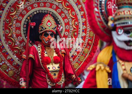 Athachamayam à Piravom Kerala, Inde Banque D'Images