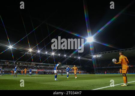 Une vue générale à l'intérieur de Portman Road, domicile d'Ipswich Town pendant le match du championnat Sky Bet Ipswich Town vs Hull City à Portman Road, Ipswich, Royaume-Uni, 3 octobre 2023 (photo de Gareth Evans/News Images) Banque D'Images