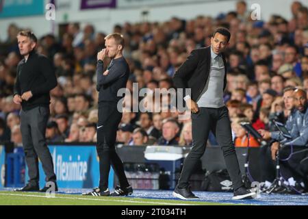 Ipswich, Royaume-Uni. 03 octobre 2023. Liam Rosenior Manager de Hull City lors du match de championnat Sky Bet Ipswich Town vs Hull City à Portman Road, Ipswich, Royaume-Uni, le 3 octobre 2023 (photo de Gareth Evans/News Images) à Ipswich, Royaume-Uni le 10/3/2023. (Photo Gareth Evans/News Images/Sipa USA) crédit : SIPA USA/Alamy Live News Banque D'Images