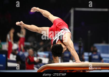 Anvers, Belgique. 3 octobre 2023. Daiki Hashimoto (JPN), 3 octobre 2023 - gymnastique artistique : Championnats du monde de gymnastique artistique 2023, équipe masculine finale au Sportpaleis Antwerpen à Anvers, Belgique. Crédit : MATSUO.K/AFLO SPORT/Alamy Live News Banque D'Images