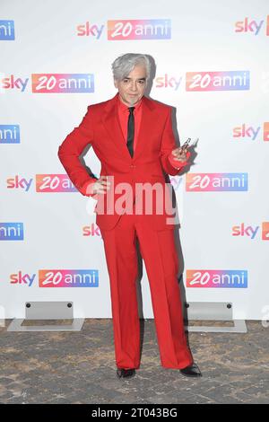 Rome, Italie. 03 octobre 2023. Rome, Thermes de Dioclétien soirée événement pour le 20e anniversaire de Sky, sur la photo : Morgan crédit : Agence de photo indépendante/Alamy Live News Banque D'Images