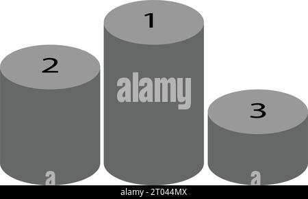 conception d'illustration vectorielle d'icône de podium Illustration de Vecteur