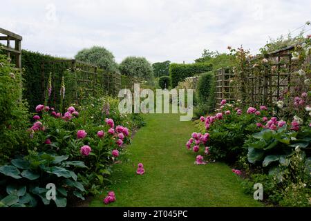 Jardin clos, Castle Howard, Angleterre, Grande-Bretagne Banque D'Images