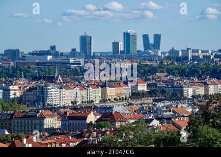 Vue sur Prague, Prague, République tchèque Banque D'Images