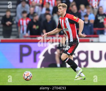 Londres, Royaume-Uni. 23 septembre 2023. 23 septembre 2023 - Brentford - Everton - Premier League - Gtech Community Stadium Nathan Collins de Brentford pendant le match contre Everton. Crédit photo : Mark pain/Alamy Live News Banque D'Images