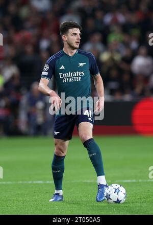 Lens, France. 3 octobre 2023. Declan Rice d'Arsenal lors du match de l'UEFA Champions League à l'Estadio Bollaert Delelis, Lens. Le crédit photo devrait se lire : David Klein/Sportimage crédit : Sportimage Ltd/Alamy Live News Banque D'Images