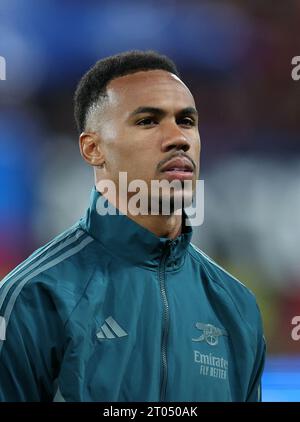 Lens, France. 3 octobre 2023. Gabriel d'Arsenal lors du match de l'UEFA Champions League à l'Estadio Bollaert Delelis, Lens. Le crédit photo devrait se lire : David Klein/Sportimage crédit : Sportimage Ltd/Alamy Live News Banque D'Images