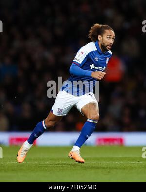 Ipswich, Royaume-Uni. 03 octobre 2023. Ipswich Town's Marcus Harness lors du match de championnat EFL Ipswich Town FC contre Hull City FC Sky BET à Portman Road, Ipswich, Royaume-Uni le 3 octobre 2023 Credit : Every second Media/Alamy Live News Banque D'Images