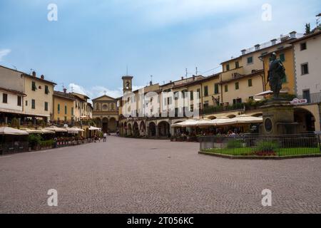 Greve, ville historique du Chianti, province de Florence, Toscane, Italie Banque D'Images