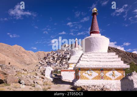 Chemrey Gompa (monastère), Ladakh, Inde Banque D'Images