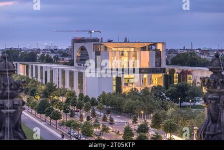 Bundeskanzleramt, Tiergarten, Mitte, Berlin, Deutschland Banque D'Images