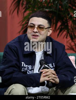 MIAMI BEACH, FL-OCT 4 : Keityn est vu pendant le Superstar Songwriter Panel pendant la Billboard Latin Music week le 4 octobre 2023 à Miami, en Floride. (Photo Alberto E. Tamargo/Sipa USA) crédit : SIPA USA/Alamy Live News Banque D'Images