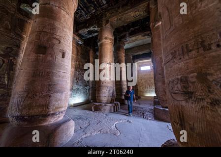 Temple de Seti I, Abydos, Egypte Banque D'Images