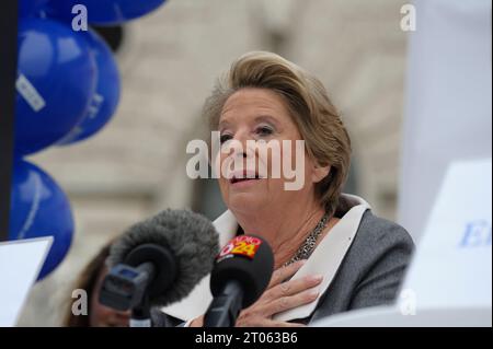 Vienne, Autriche. 24 septembre 2015. Ursula Stenzel, candidate indépendante sur la liste FPÖ Banque D'Images