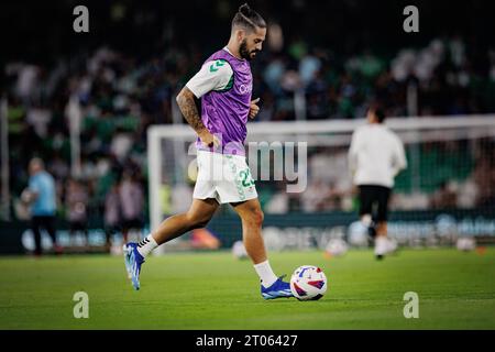 ISCO lors du match de Liga 23/24 entre le Real Betis et Valencia CF à l'Estadio Benito Villamarin, Séville. (Maciej Rogowski) Banque D'Images