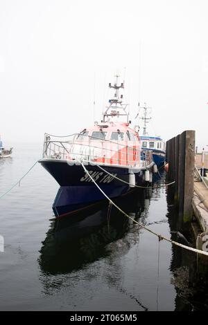 Bateau de recherche et sauvetage à St. Pierre, France Banque D'Images