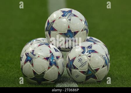 Newcastle, Royaume-Uni. 04 octobre 2023. Le match de l'Adidas Champions League précède le match de l'UEFA Champions League Newcastle United vs Paris Saint-Germain à St. James's Park, Newcastle, Royaume-Uni, 4 octobre 2023 (photo de Mark Cosgrove/News Images) à Newcastle, Royaume-Uni, le 10/4/2023. (Photo de Mark Cosgrove/News Images/Sipa USA) crédit : SIPA USA/Alamy Live News Banque D'Images