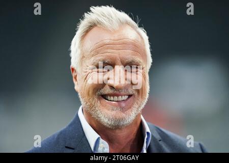 Newcastle, Royaume-Uni. 04 octobre 2023. David Ginola lors du Newcastle United FC contre Paris Saint-Germain FC, UEFA Champions League Round 1 Match à St.James' Park, Newcastle, Royaume-Uni le 4 octobre 2023 crédit : Every second Media/Alamy Live News Banque D'Images