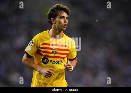 Port, Portugal. 04 octobre 2023. Estadio do Dragao Joao Felix de Barcelone, lors du match entre Porto et Barcelone, dans le 2e tour du Groupe H de l'UEFA Champions League 2023/2024 à Estadio do Dragao ce mercredi 04. 30761 (Daniel Castro/SPP) crédit : SPP Sport Press photo. /Alamy Live News Banque D'Images