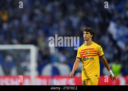 Port, Portugal. 04 octobre 2023. Estadio do Dragao Joao Felix de Barcelone, lors du match entre Porto et Barcelone, dans le 2e tour du Groupe H de l'UEFA Champions League 2023/2024 à Estadio do Dragao ce mercredi 04. 30761 (Daniel Castro/SPP) crédit : SPP Sport Press photo. /Alamy Live News Banque D'Images