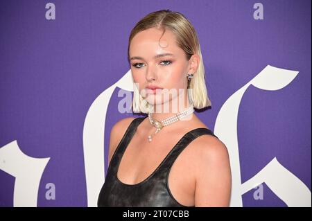 Royal Festival Hall, Londres, Royaume-Uni. 2 octobre 2023. BFI 2023 : Mathilde de Mellor assiste au gala Saltburn - Opening Night, Londres, Royaume-Uni. Crédit : Voir Li/Picture Capital/Alamy Live News Banque D'Images