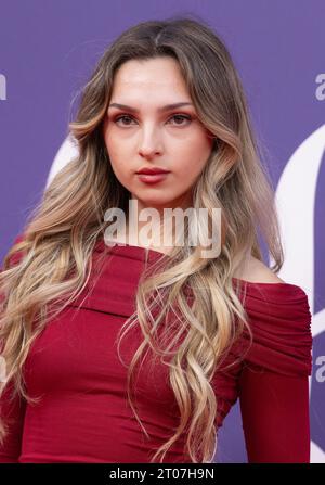 Londres, Royaume-Uni. 04 octobre 2023. Luiza Cordery participe au gala d'ouverture de SALTBURN - 67e BFI London film Festival Red Carpet arrivées au Southbank Centre, Royal Festival Hall à Londres. Crédit : S.A.M./Alamy Live News Banque D'Images