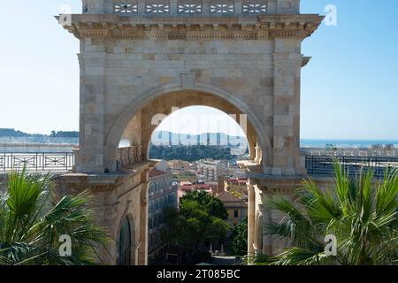 Bastion Saint Remy - Cagliari - Italie Banque D'Images