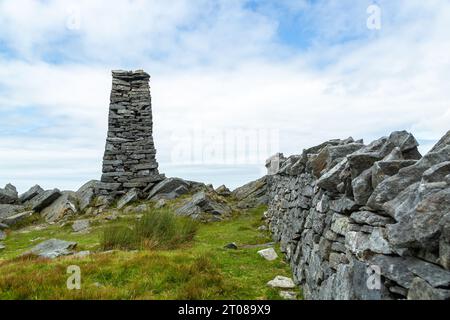 Mynydd Tal-y-Mignedd sur la chaîne de montagnes de Nantlle Ridge, parc national de Snowdonia, pays de Galles Banque D'Images