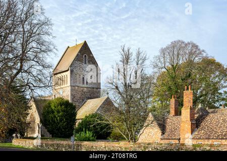 Église Saint Lawrence à Castle Rising, Norfolk, Angleterre Banque D'Images