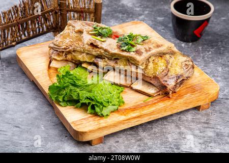 Steak de bœuf chinois, cuisine chinoise Banque D'Images