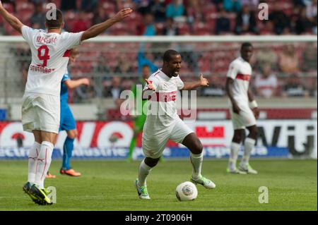 Cacau Aktion VFB Stuttgart - 1899 Hoffenheim 6:2 Fußball Bundesliga in Stuttgart, Deutschland am 01.09.2013 Banque D'Images