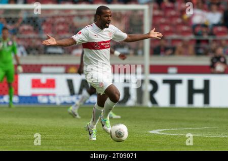 Cacau Aktion VFB Stuttgart - 1899 Hoffenheim 6:2 Fußball Bundesliga in Stuttgart, Deutschland am 01.09.2013 Banque D'Images