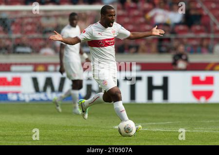 Cacau Aktion VFB Stuttgart - 1899 Hoffenheim 6:2 Fußball Bundesliga in Stuttgart, Deutschland am 01.09.2013 Banque D'Images