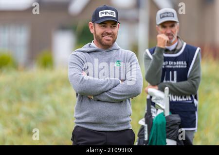 Carnoustie, Écosse. 5 octobre 2023. Le golfeur sud-africain Louis Oosthuizen au jour 1 du Alfred Dunhill Links Championship 2023. Crédit : Tim Gray/Alamy Live News Banque D'Images