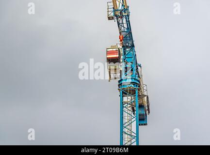 section d'une grue de construction haute à nashville, tennessee Banque D'Images