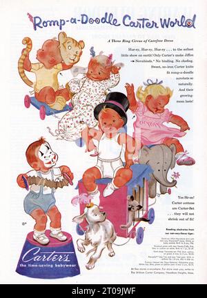 Millésime avril 1953 « Good Housekeeping » Magazine issue adverse, États-Unis Banque D'Images