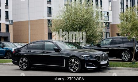 Minsk, Biélorussie, octobre 2023 - BMW Premium luxe auto. berline allemande chère Banque D'Images