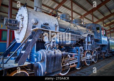 Locomotive à vapeur Banque D'Images