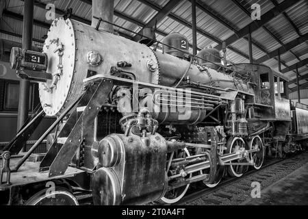 Locomotive à vapeur Banque D'Images