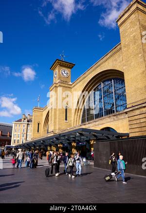 Gare de Kings Cross - Londres Banque D'Images