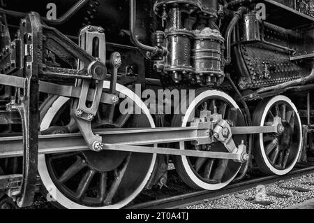 Locomotive à vapeur Banque D'Images